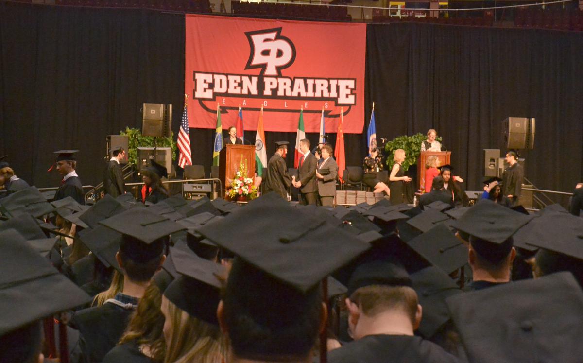 Scenes from Eden Prairie High School's 2018 graduation ceremony Eden