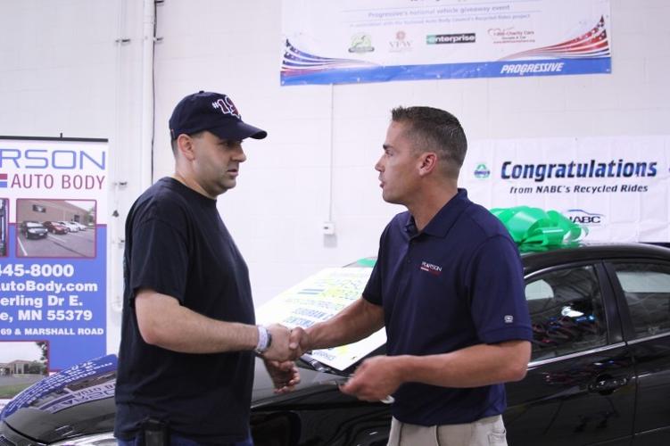 Pearson Auto Body helps Iraq vet get a recycled car