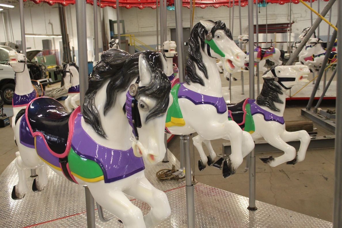 Horsing around New carousel circles into Scott County Fairgrounds