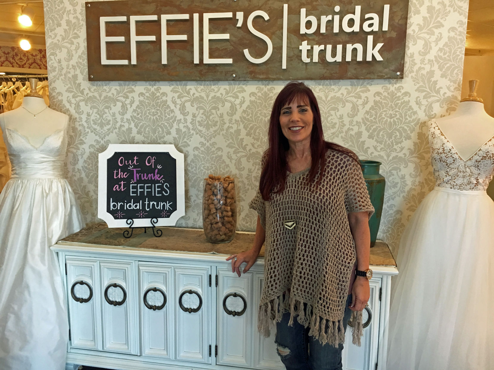 effies bridal trunk