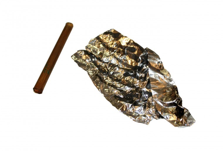 smoking cocaine on aluminum foil