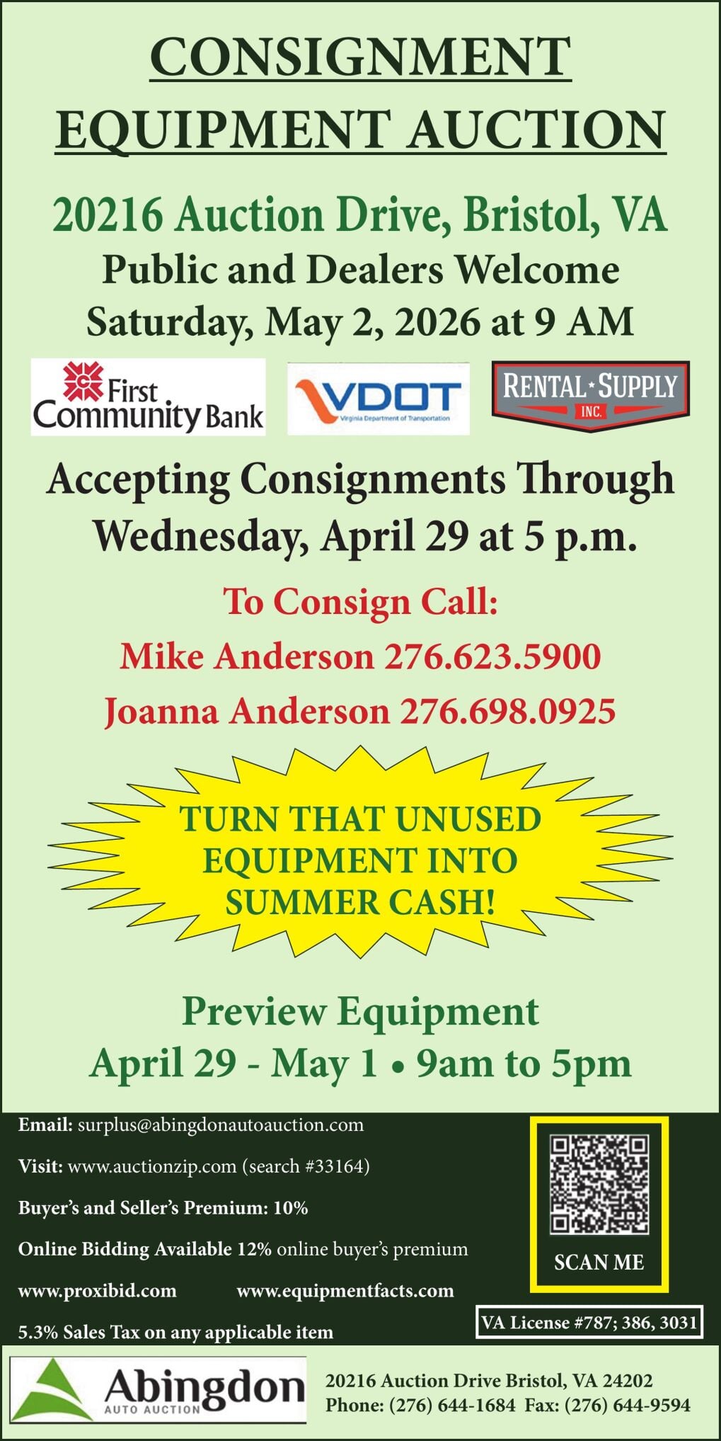 ABINGDON AUTO AUCTION