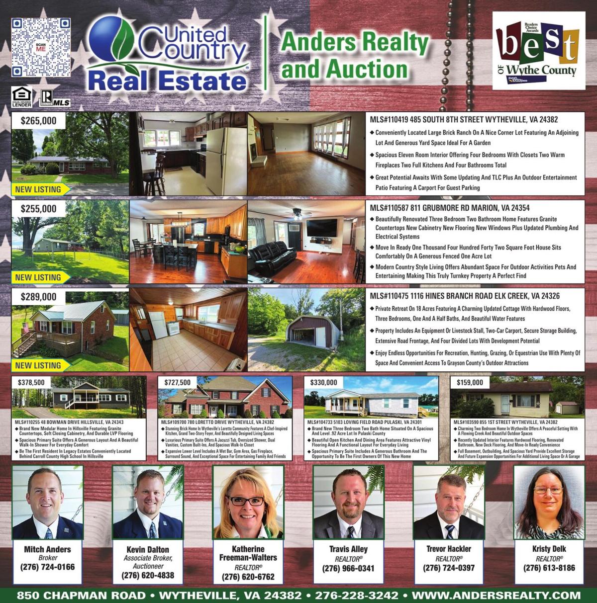 UNITED COUNTRY/ANDERS RE