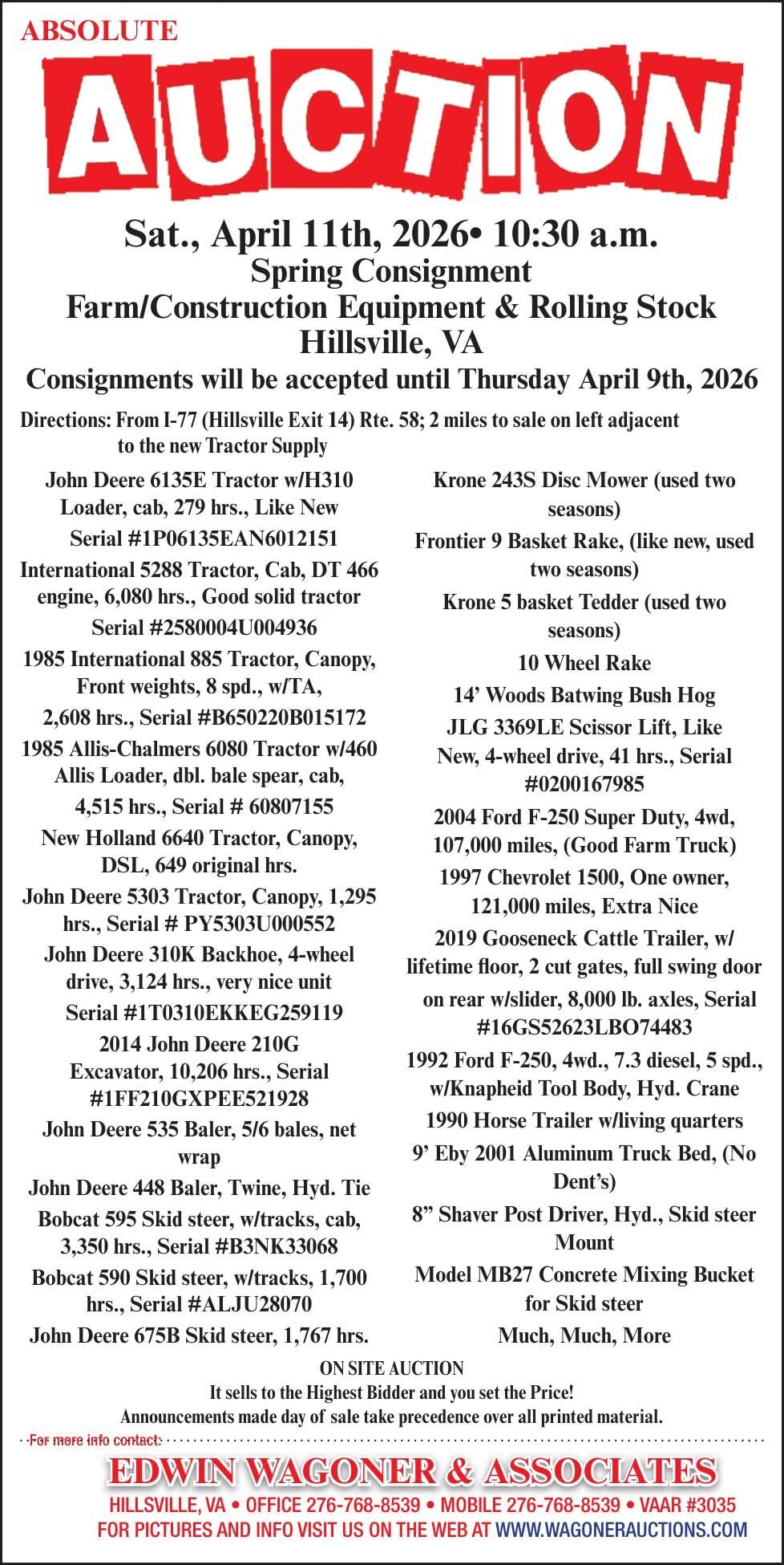 EDWIN WAGONER & ASSOC