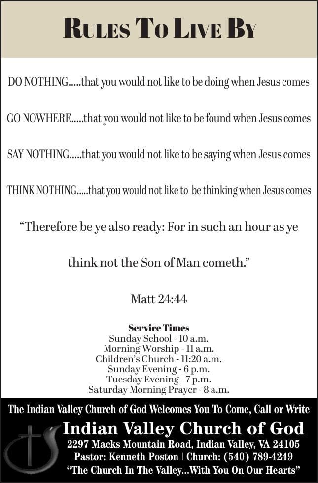 INDIAN VALLEY CH OF GOD