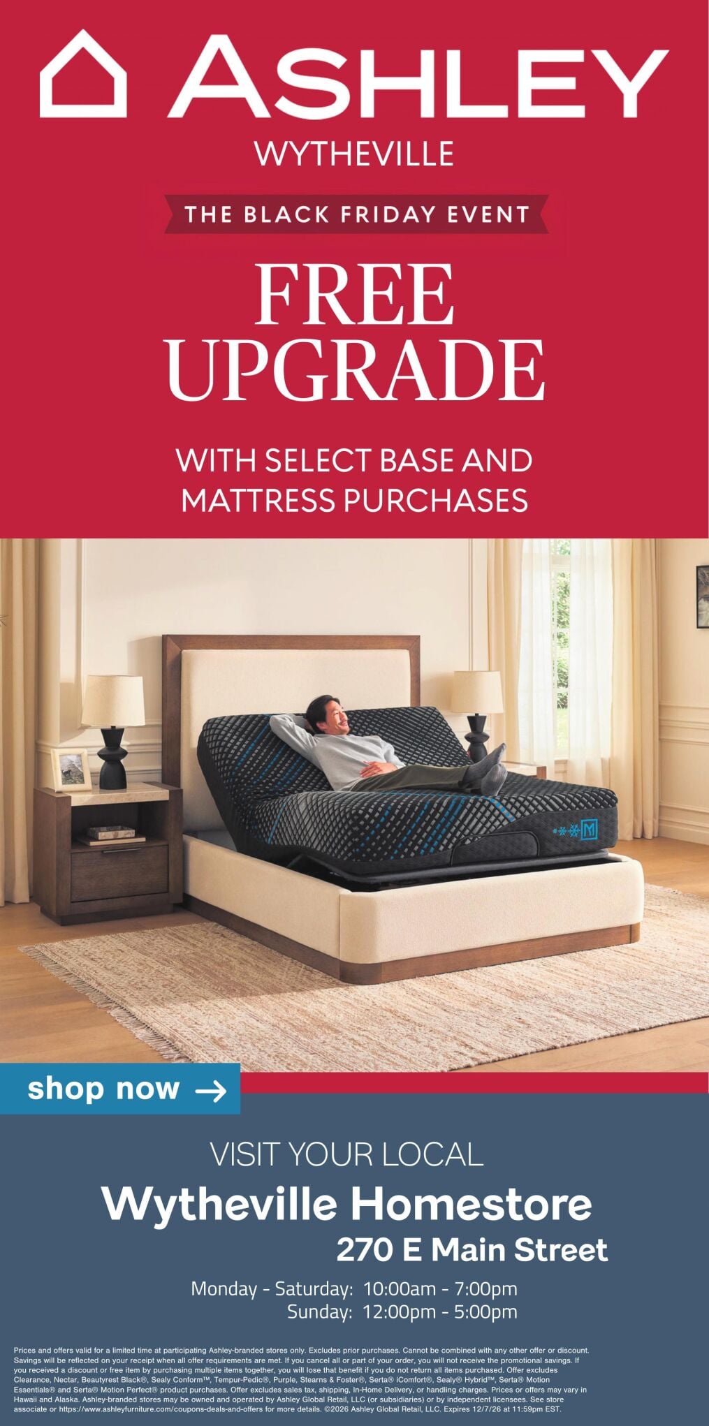 ASHLEY HOMES STORES - WYTHEVILLE