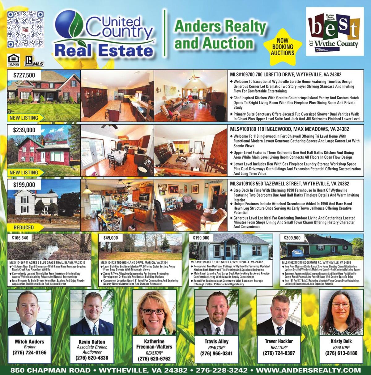 UNITED COUNTRY/ANDERS RE