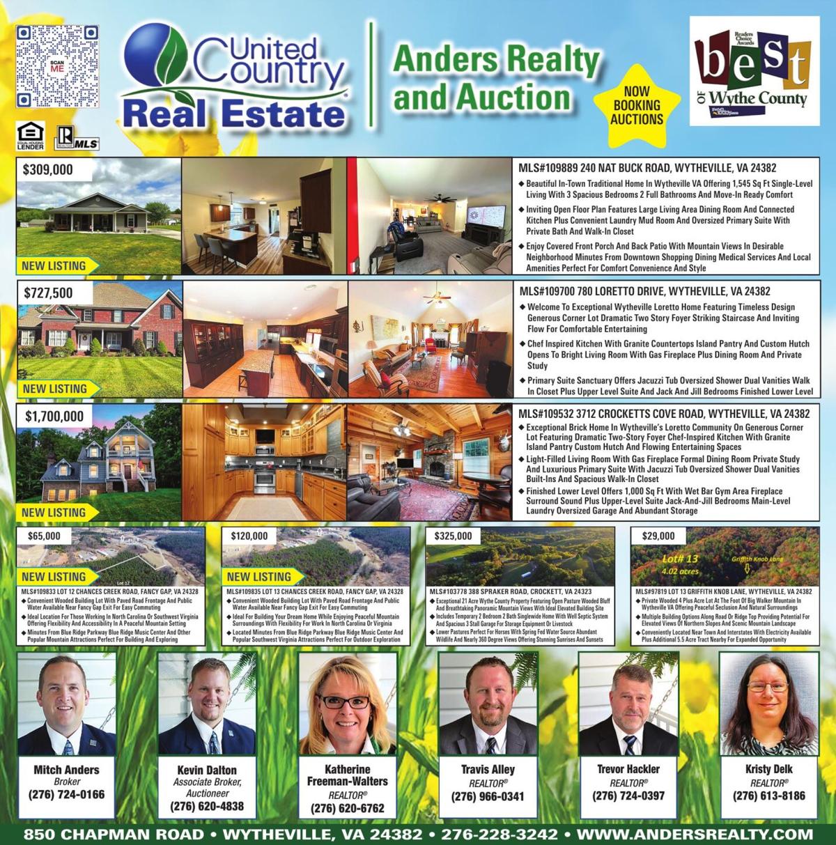 UNITED COUNTRY/ANDERS RE