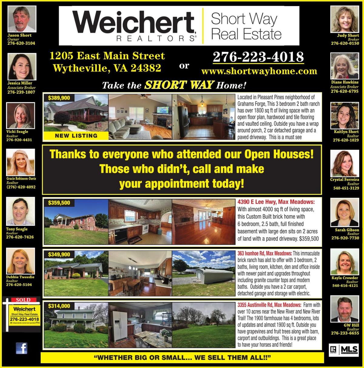 SHORT WAY REAL ESTATE INC.