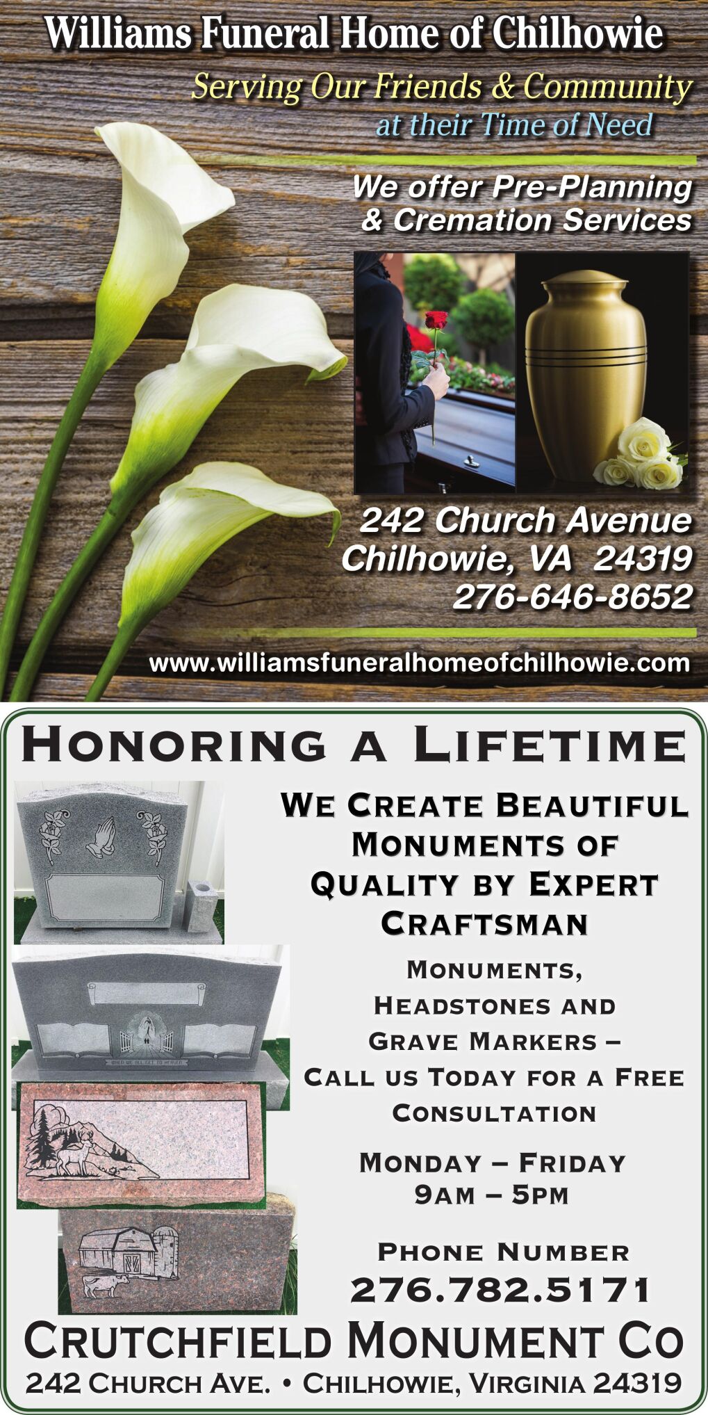 WILLIAMS FUNERAL HOME