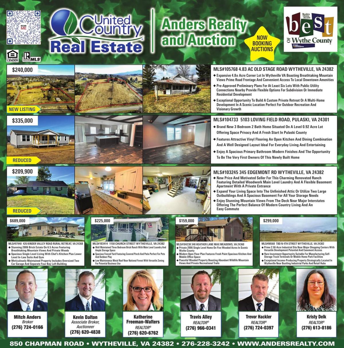 UNITED COUNTRY/ANDERS RE