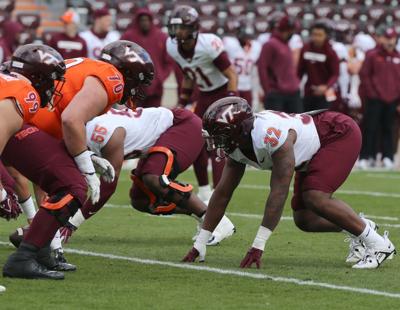 VT Spring Game players