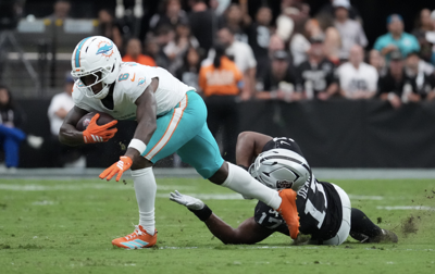 Malik Washington Dolphins vs Raiders