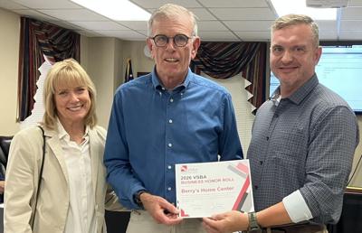 School Board award to Tom Bishop