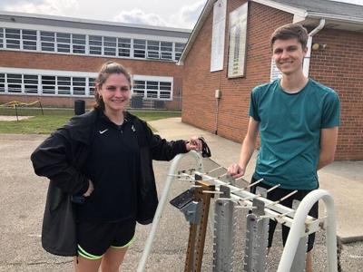 Hannah Belshan Altizer (left) and Zane Moran