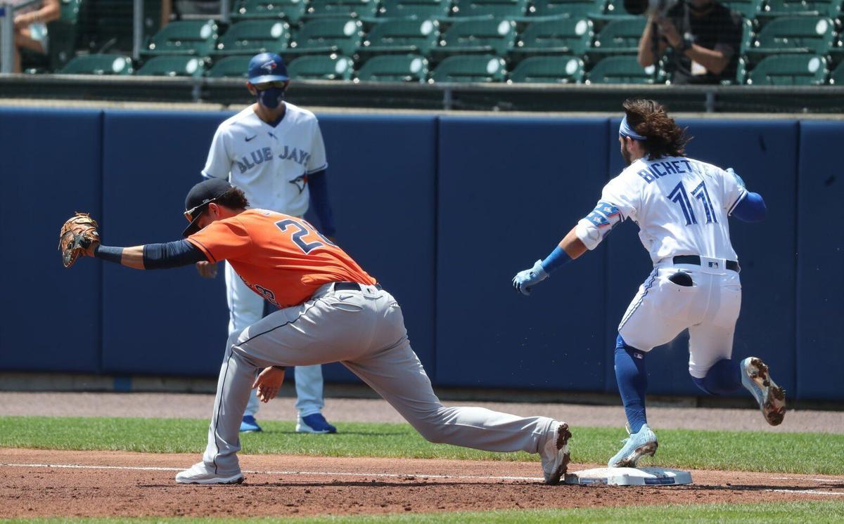 Toronto Blue Jays take on the Houston Astros in game three of a three game home stands
