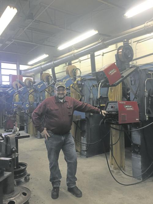 Doug Thompson welding