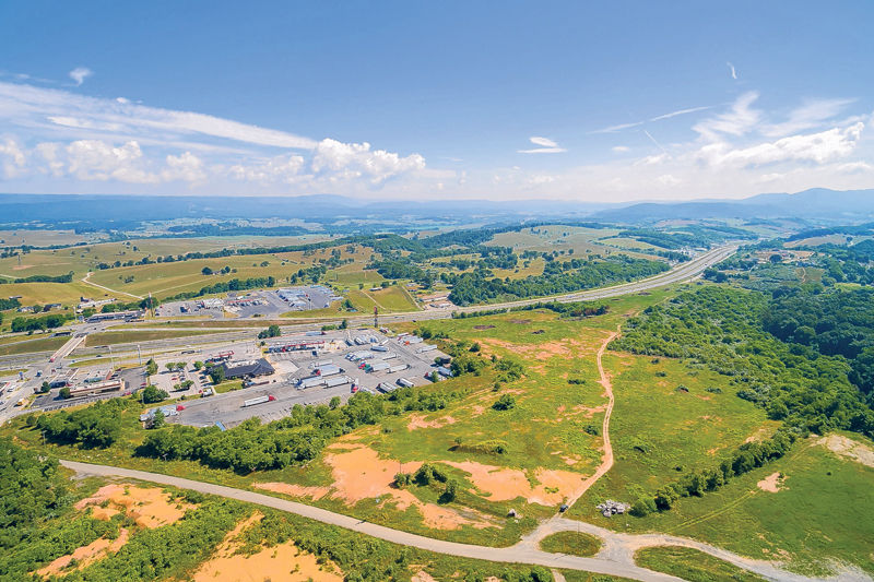 Expo center aerial view