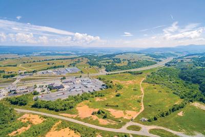Expo center aerial view