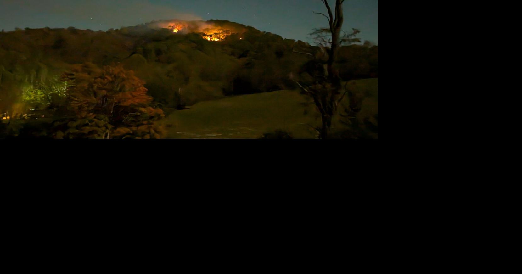 Marion, Chilhowie fire crews, Department of Forestry fight wildfire in ...