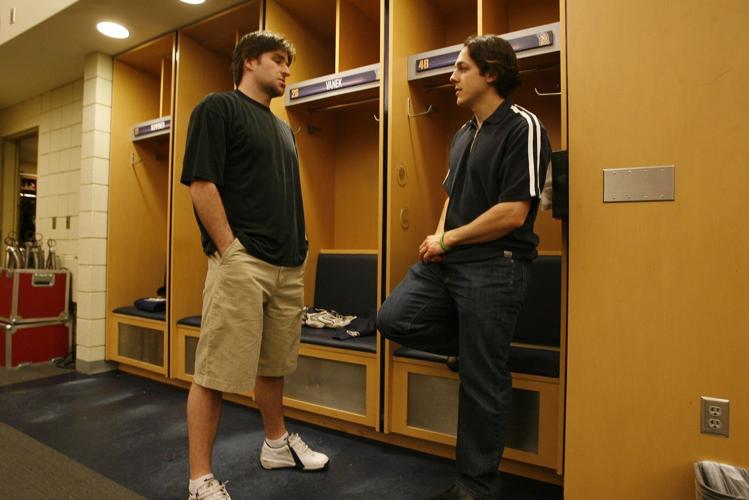 briere drury sabres locker room