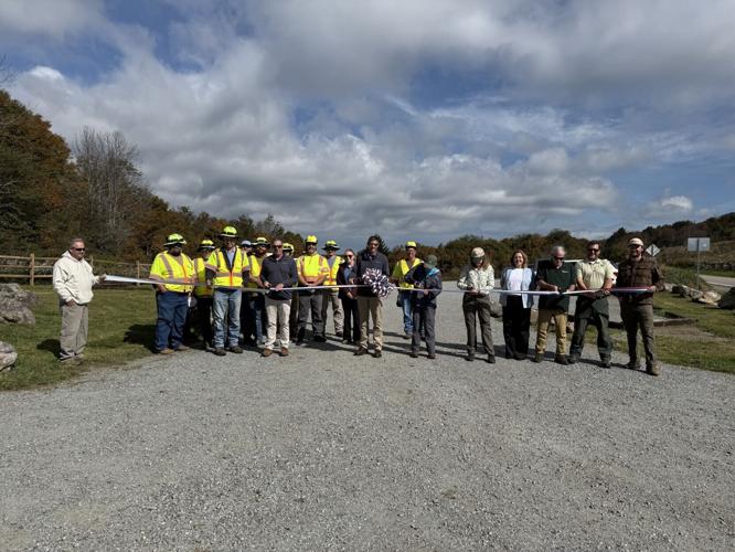 Elk Garden Trailhead ribbon cutting