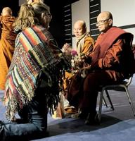 Walk for Peace monks bring their message to Wytheville crowd