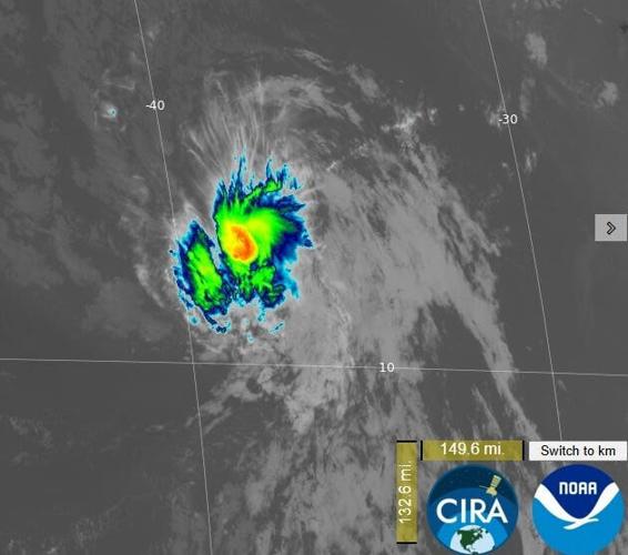 Tropical Storm Dolly has formed in the Atlantic Ocean, midway between Africa and the Windward Islands. The peak period for tropical activity in the Atlantic began in mid-August and extends through mid-October. Dolly is forecast to be a short-lived storm, a