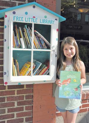 Marion girl creates little library for the love of reading
