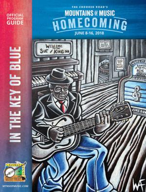 Sowing Seeds: Chilhowie artist's painting celebrates 'blues' as festival guide cover