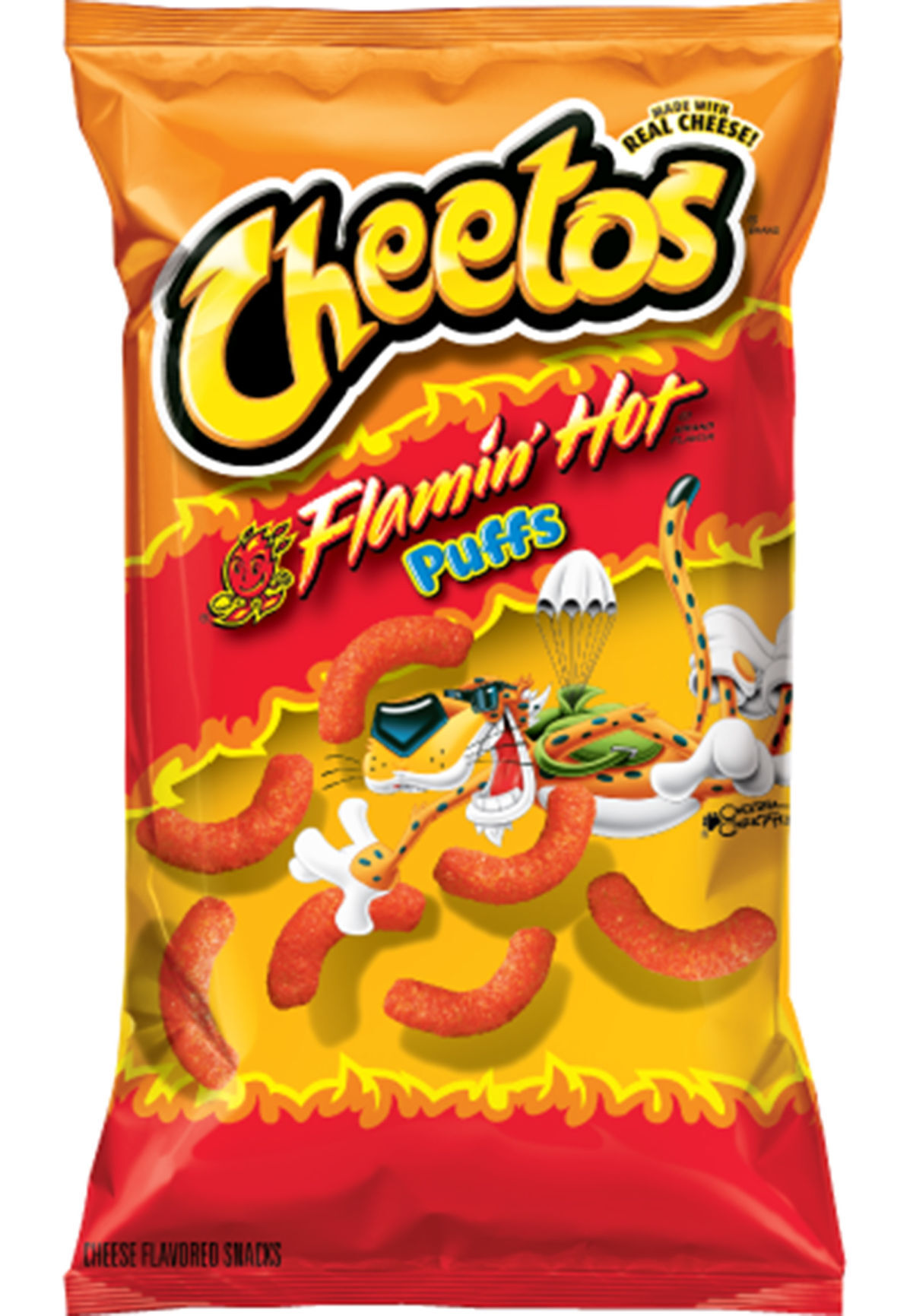 1995 Frito Lay Super Grab Chester's Flamin' HOT Fries Bag