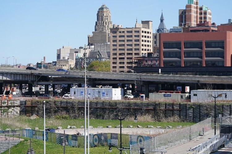 undeveloped North Aud block