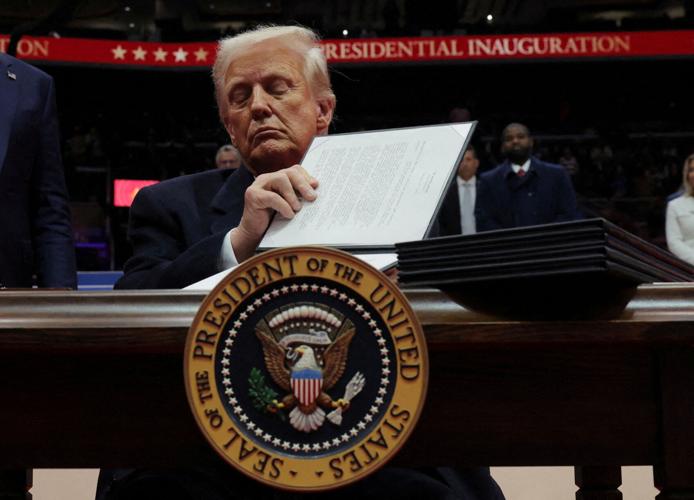 FILE PHOTO: Inauguration ceremony for Trump's second presidential term