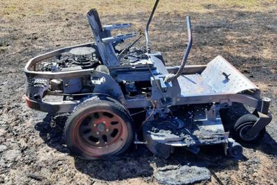 Mower fires