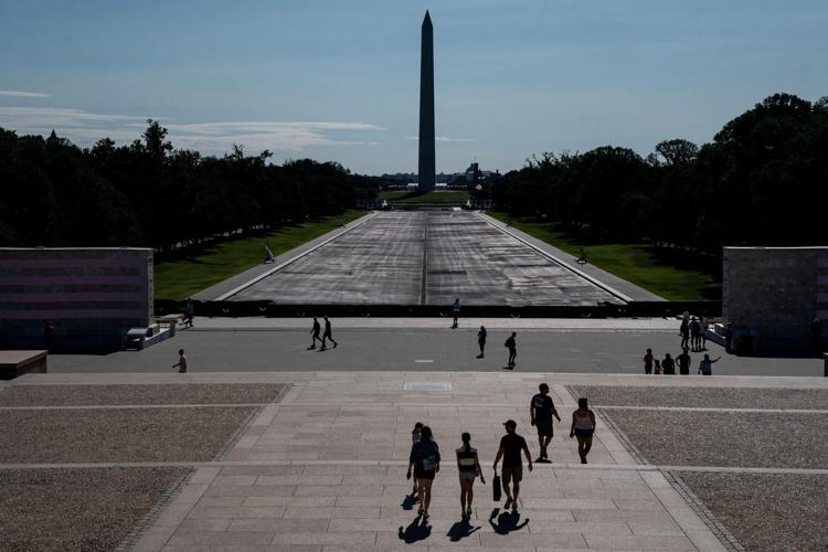 USA-TRUMP/REFLECTING POOL