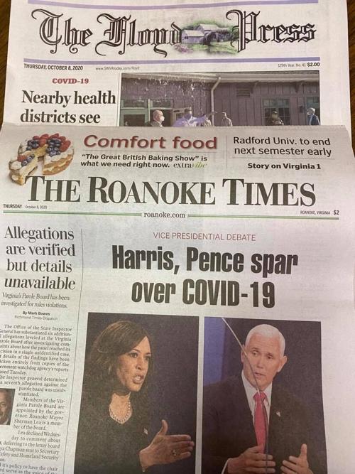 Local papers Floyd Roanoke