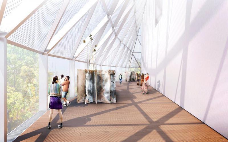 Albright Knox rendering