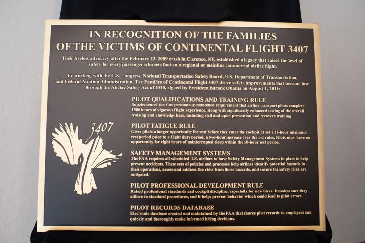 FAA Hosts Plaque Dedication Honoring Flight 3407 Families’ Aviation Safety Advocacy
