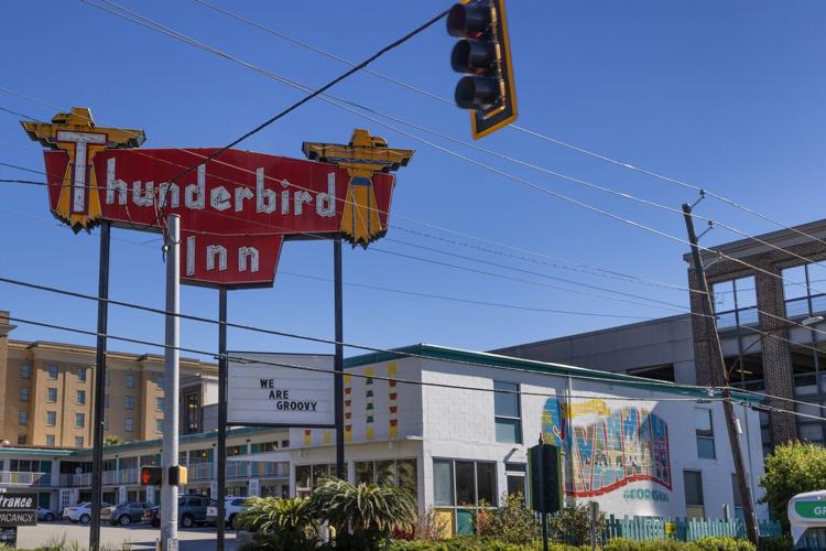 The Thunderbird Inn in Savannah, Georgia on Oct. 22, 2025.