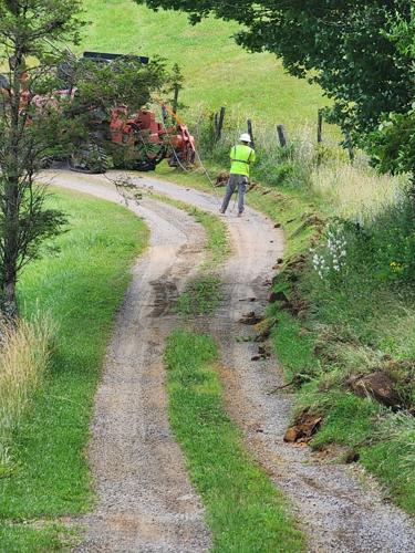 Fiber optic installation in Floyd County