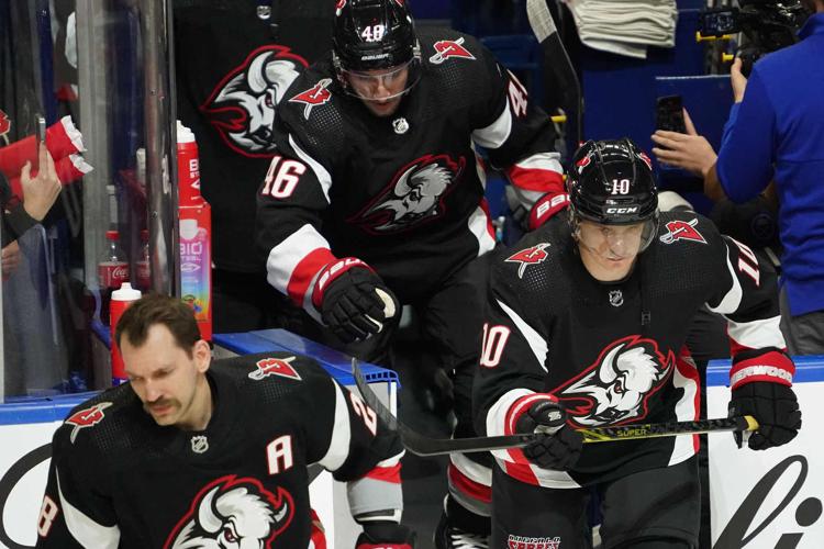 Sabres Blues pregame