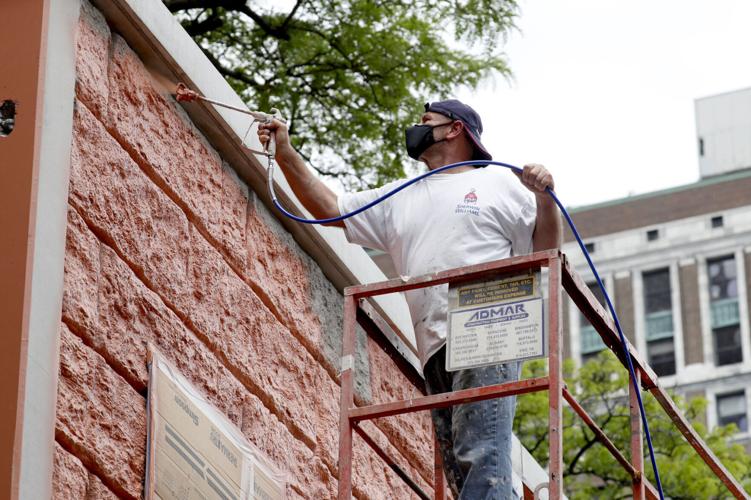 Seneca One Tower painters