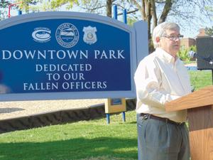 Downtown Park dedicated to fallen officers