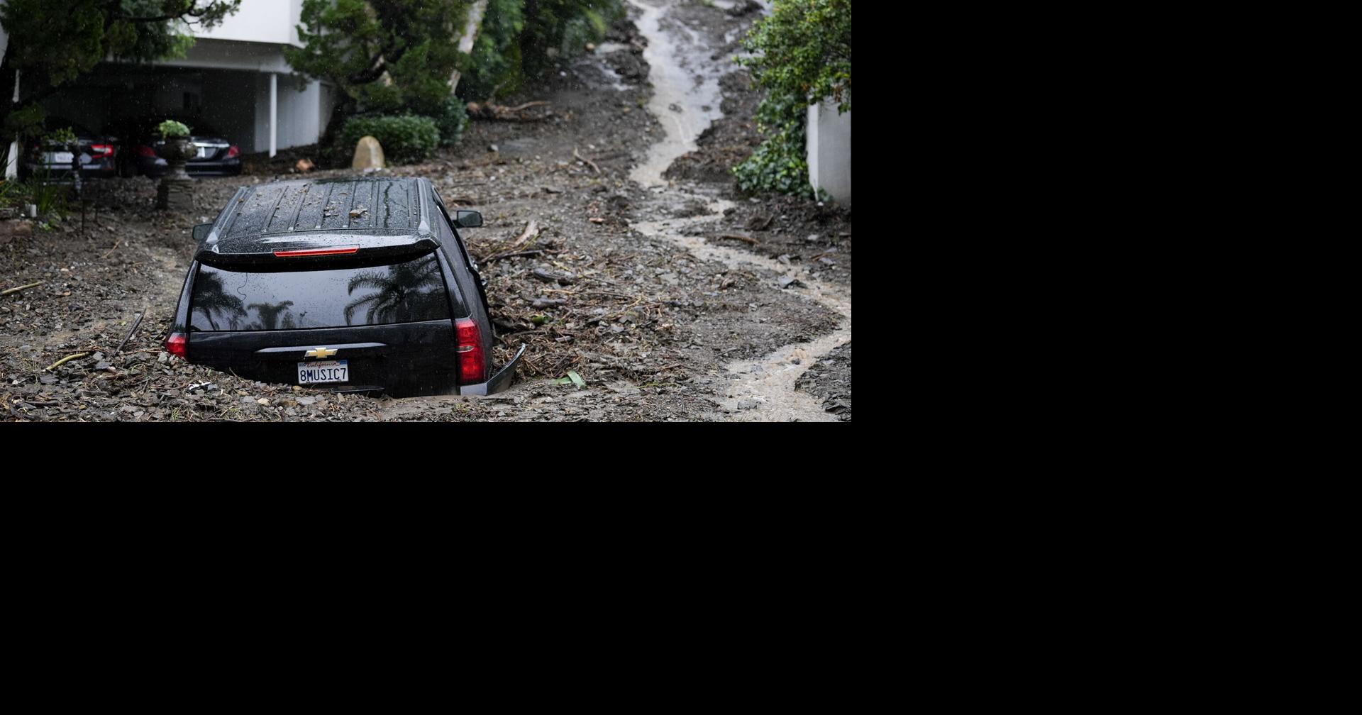 Storm dumps record rain on LA, unleashing floodwaters that damage homes and homeless encampments