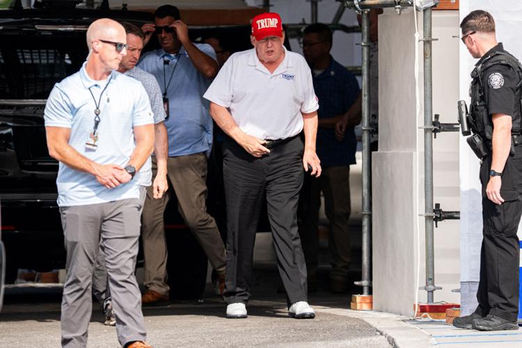 U.S. President Donald Trump Arrives at White House