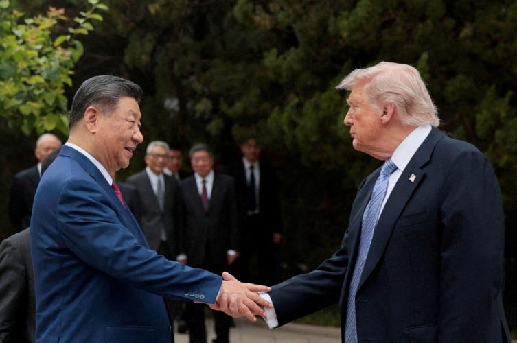FILE PHOTO: FILE PHOTO: U.S. President Trump visits China