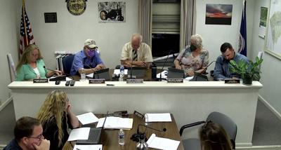 The Floyd County Board of Supervisors Aug. 23