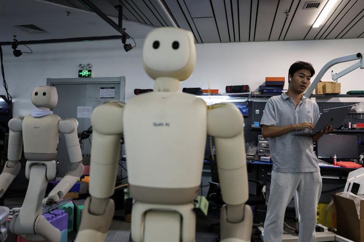 Visit to headquarters of Chinese embodied AI company Spirit AI in Beijing, China