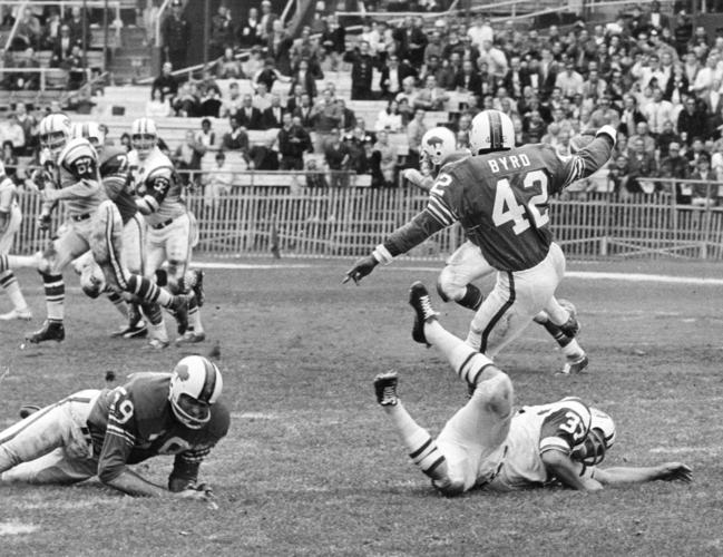 Buffalo Bills vs. New York Jets, 1968. Butch Byrd. Buffalo News file photo