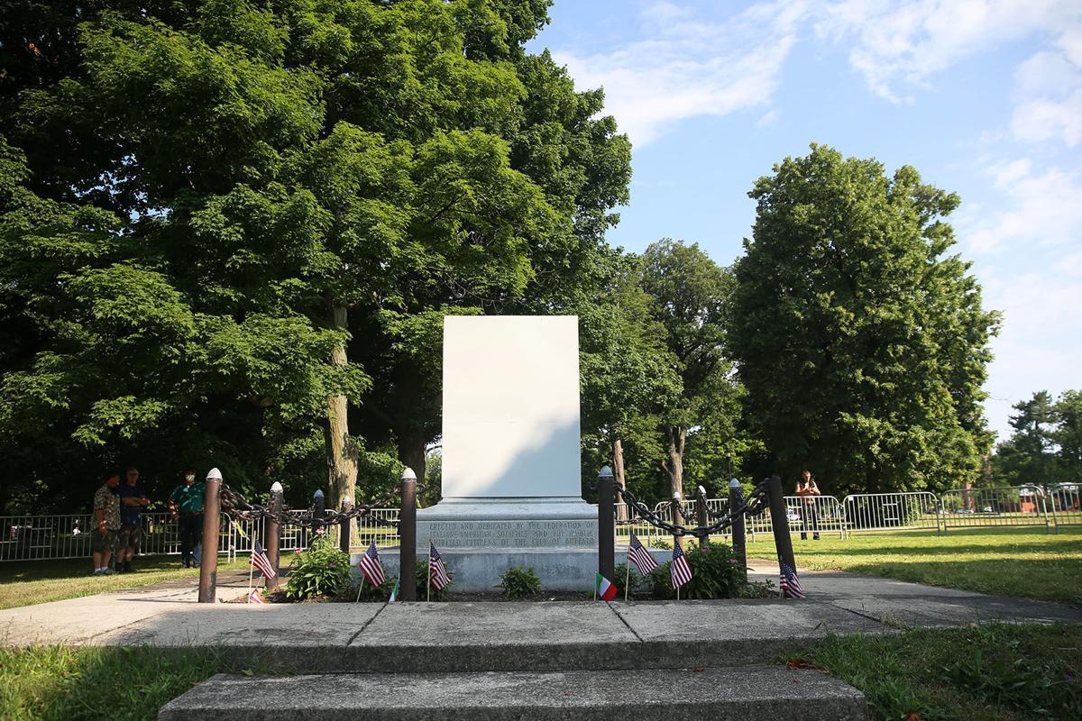 Columbus statue Buffalo